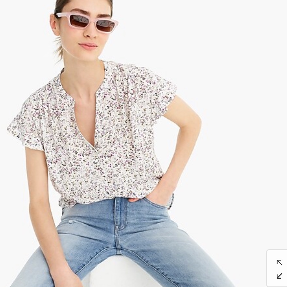 J Crew Button Front